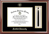 Fairfield University Stags - Embossed Seal - Tassel Box - Mahogany - Diploma Frame