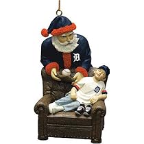 Detroit Tigers MLB "Santa's Gift" Tree Ornament