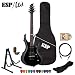 ESP LTD F10KIT-BLK Electric Guitar with 10 feet Cable, Strap, Stand, Tuner, DVD, ChromaCast Pick Sampler and ESP Gig Bag