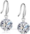Etiger&reg;New Fashion Jewelry Women Elegant Silver Plated Ear Hook Chandelier Round Crystal Rhinestone Dangle Earring