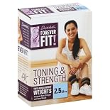 Forever Fit by Denise Austin, Ankle/Wrist Weights, Toning & Strength, 2.5 lb Each 2 weights