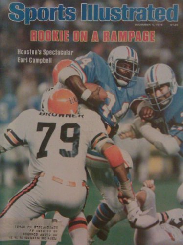 Sports Illustrated December 4, 1978 Rookie on a Rampage Earl Campbell