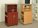 Cherry Finish Kitchen Cart #AC 012327