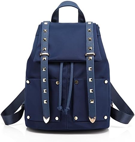 Women's Fashion Backpack Purse Mid Size,Navy Blue