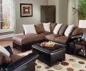 2 pcs Sectional Modern Microfiber Sofa Set, Item#DAYTONA