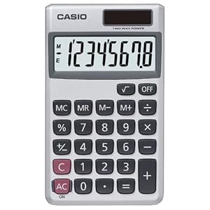 Casio Sl 100l Solar Calculator Folding