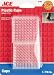 Shepherd Hardware Prod. 9083/ACE Square Clear Plastic Spiked Caster Cup 1-7/8