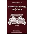 La communication �crite en diplomatie