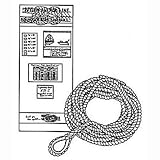Buccaneer Rope Co. White Twisted Nylon Anchor Line 1/2x100