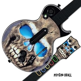 Guitar Hero 3 III Faceplate Skin Skins for PS3 Xbox 360 Les Paul -Psycho Skull
