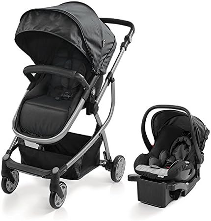 Urbini Omni 3-in-1 Baby Travel System. Modern, Versatile, Affordable-Exceeds US Safety Standards Newborn Baby Travel Systems - SALE!! Reversible Baby Stroller Seat, Lightweight,Rear-Facing Baby Car Seat. Comfortable Baby Strollers & Best Baby Carseat. Enjoy Your Baby Travel Systems. (Black)