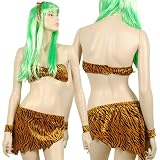 【うる星やつら】ラムちゃん風セクシー系アニメトラ柄ビキニ6点セット☆阪神コスプレ