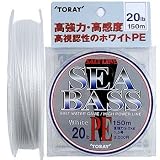 東レ(TORAY) ソルトライン シーバスPE 150m 35lb ホワイト