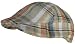 Scala Plaid Ivy Linen Cotton Blend Scally Cap Duckbill Summer Driver Golf Flat Hat
