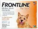 Frontline Topspot for Dogs, Orange,Up to 22 lbs. 3 Month Supply
