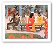 Ta Matete by Paul Gauguin 22.25"x17.75" Art Print Poster