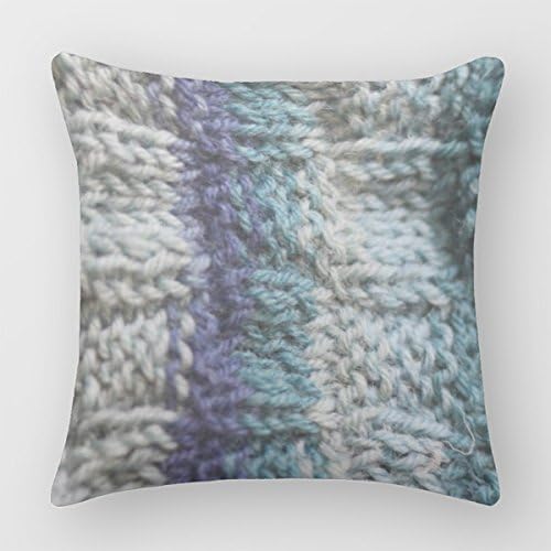 Mascow Christmas Knit Square Sofa Wool 16 X 16 Throw Pillow