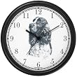 English Springer Spaniel Dog (MS) Wall Clock by WatchBuddy Timepieces (White Frame)
