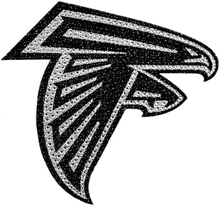 Atlanta Falcons 6"x6" Rhinestone Glitter Bling Decal