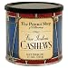 The Peanut Shop of Williamsburg Cashews, 11-Ounce Colonial Style Drum (Pack of 3)