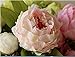hilingo 1 Bouquet Fake Peony Artificial Flowers Home Wedding Decor Pink