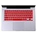 HDE Ultra Thin Silicone Rubber Keyboard Skin Cover for Macbook Pro Non Retina 13/15/17 (Red)