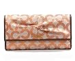 AUTHENTIC COACH PARKER OP ART CHECKBOOK WALLET 42460