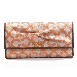 Buy AUTHENTIC COACH PARKER OP ART CHECKBOOK WALLET 42460 by COACH