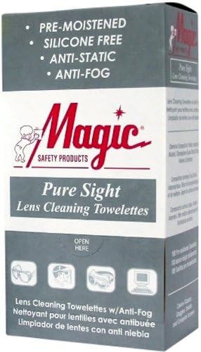 Lens Cleaning Towelettes Pure Sight Wrapped by Magic Safety - MS93165 (10 Boxes = 1 Case)