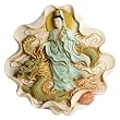 Serene Relief Stone Kuan-Yin Wall Hanging