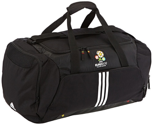 Adidas Uni Reisetasche Official Emblem TB, black/white, 60 cm x 29 cm x 29 cm, X11571