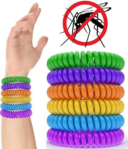 Freye Mosquito Repellent Bracelet Band Premium Pest Control Insect Bug Repeller - Natural Indoor / Outdoor Insects - Best Products with NO Spray for Men, Women, Kids, Children (6PCS)