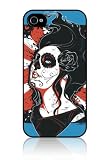 SkunkWraps Apple iPhone 4 4S Slim Hard Case Cover - Dia De Los Muertos