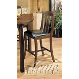 Leather Seat Counter Height Bar Stool 24 With Back by San Tan Decor And More
