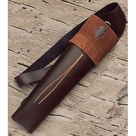 Neet Archery Traditions Back Quiver Color Brown Leather