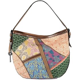Fossil Handbag - Harlow Patchwork Bucket (Color: Multi)