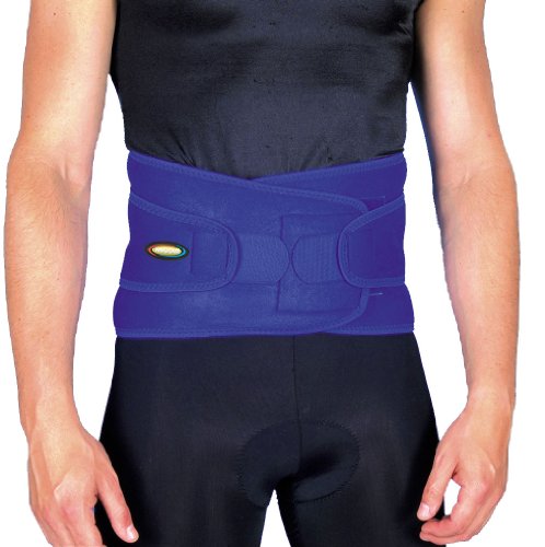 Maxar Airprene (Breathable Neoprene) Sport Belt (Lumbo-Sacral Support), Medium, Blue On Sale