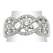 14K White Gold Diamond Ring - 1.00 Ct.