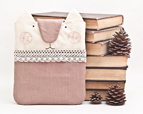 Cat Tablet Protective Case Beige Bag Cover for iPad 2 3 4 / iPad Air / iPad Air 2 Cat ipad cover, Beige iPad Case