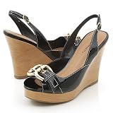 Classified Linen Wedges Black 9 Black