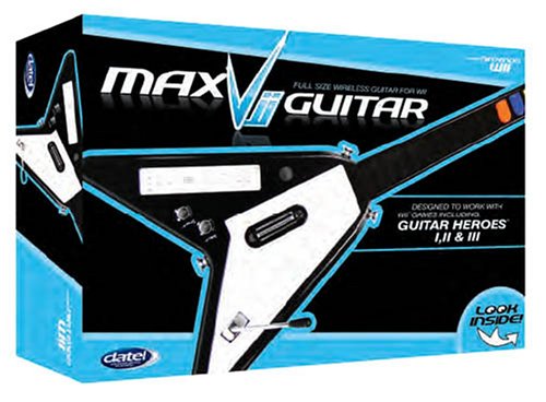 Childrens Toyshop  Video Games : Datel Max VII Guitar for Guitar Hereos 1, 2 and 3 (Wii)