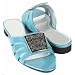 TAHARI Parson New Sandals Slides Shoes Aqua Womens
