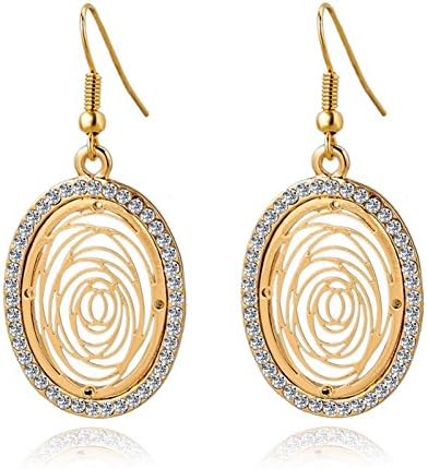 Sweet Virginia New Arrival Drop Earrings For Women Fashion Gold Silver Earrings Austrain Crystal Jewelry Big Earrings Bijoux SER140391