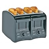 New Hamilton Beach Smarttoast 4 Slice Cool Touch Toaster Automatic Toast Bo ....