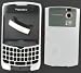 --Verizon Silver OEM Original RIM Blackberry 8330 Curve Housing Case Faceplate with L...