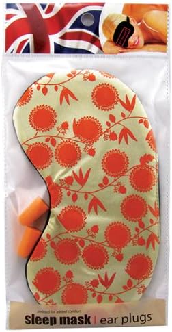 Eye Sleep Night Mask with Earplugs - 1 Mask - Designs May Vary