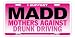 MADD - Mothers Against Drunk Driving License Plate