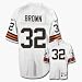 Jim Brown 1963 Cleveland Browns #32 Gridiron Classics Premier Throwback Reebok NFL Football Jersey (