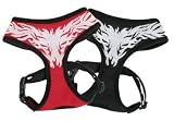 Puppia Harness Flame Black Large