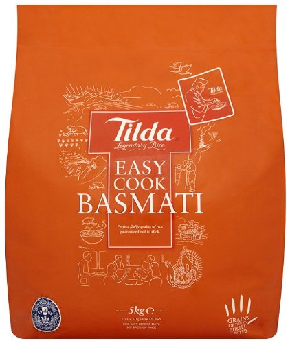 Tilda Easy Cook Basmati Rice 5 kg Tilda Easy Cook Basmati Rice 5 kg picture